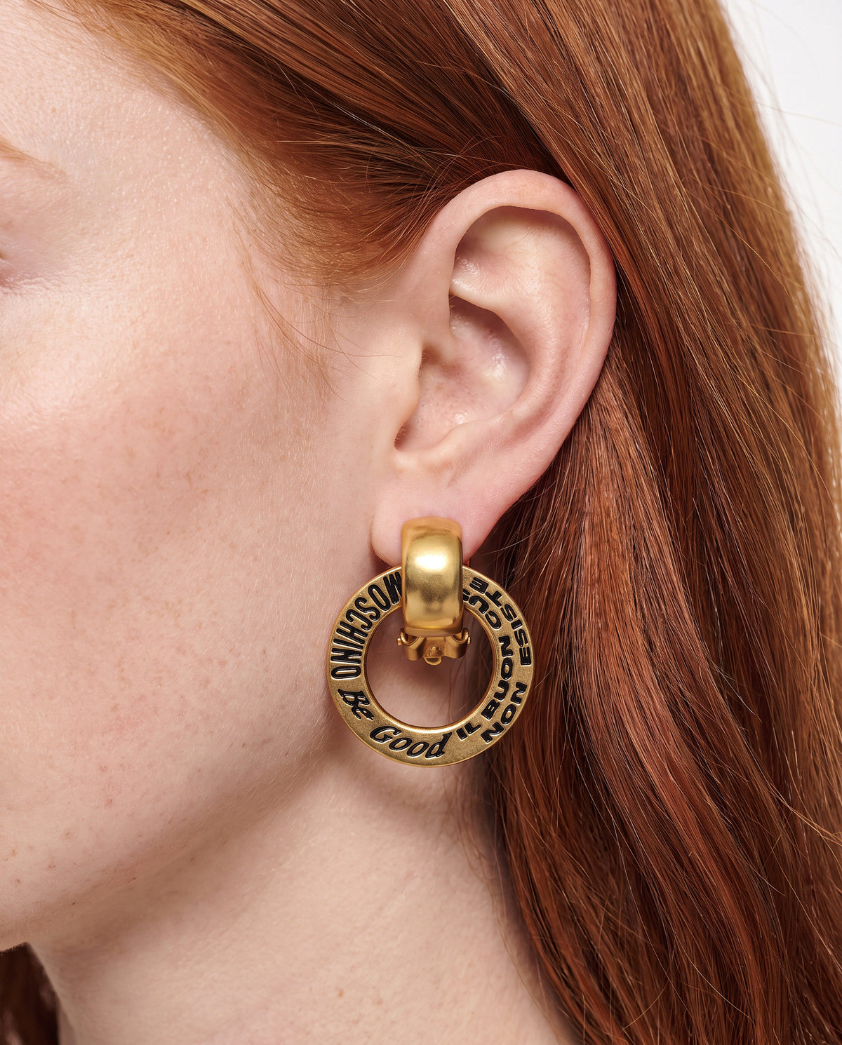 Boucles d'Oreilles Moschino Vintage