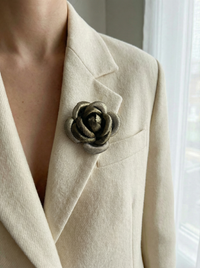 Broche Glamour Camélia Or'