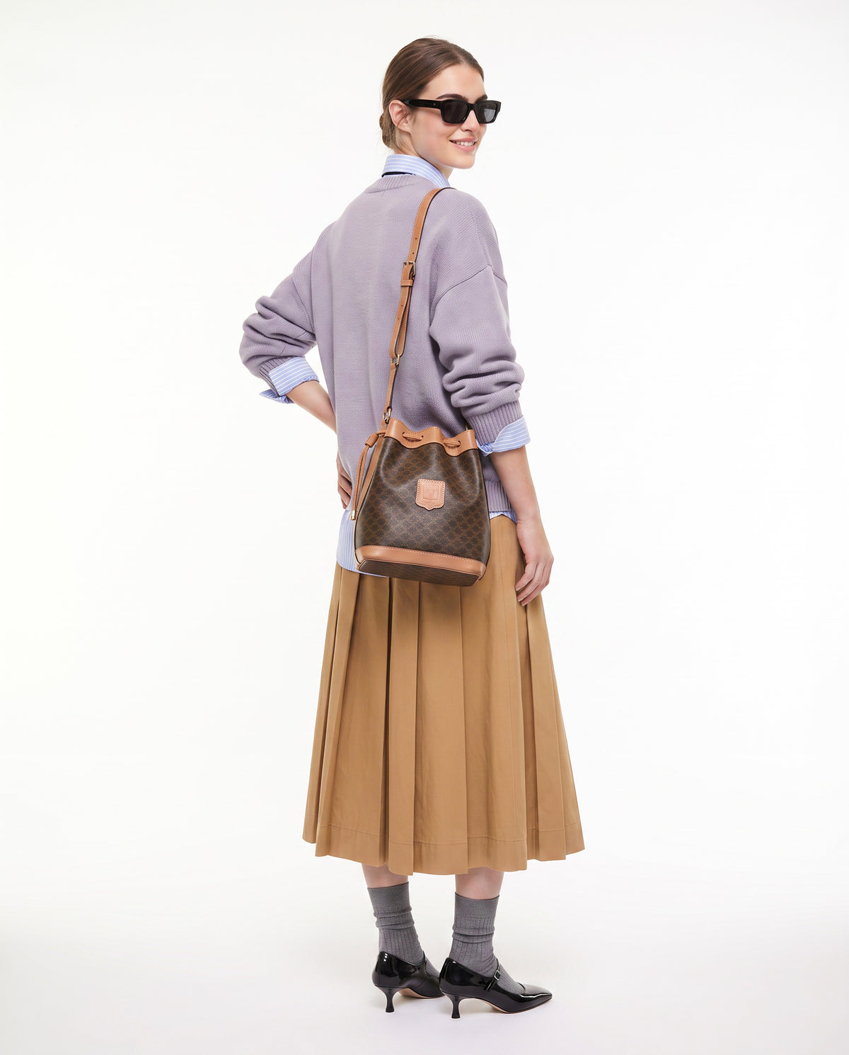 Céline sac seau Macadam vintage