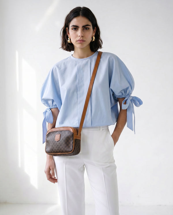 Céline Mini Camera Bag Macadam Vintage 1986