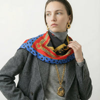 Foulard Cartier Vintage en Soie – Motif Panthères