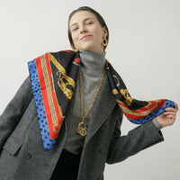 Foulard Cartier Vintage en Soie – Motif Panthères