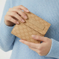 Portefeuille Céline Macadame Beige