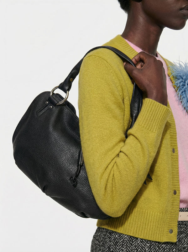 Sac Céline cuir grainé noir