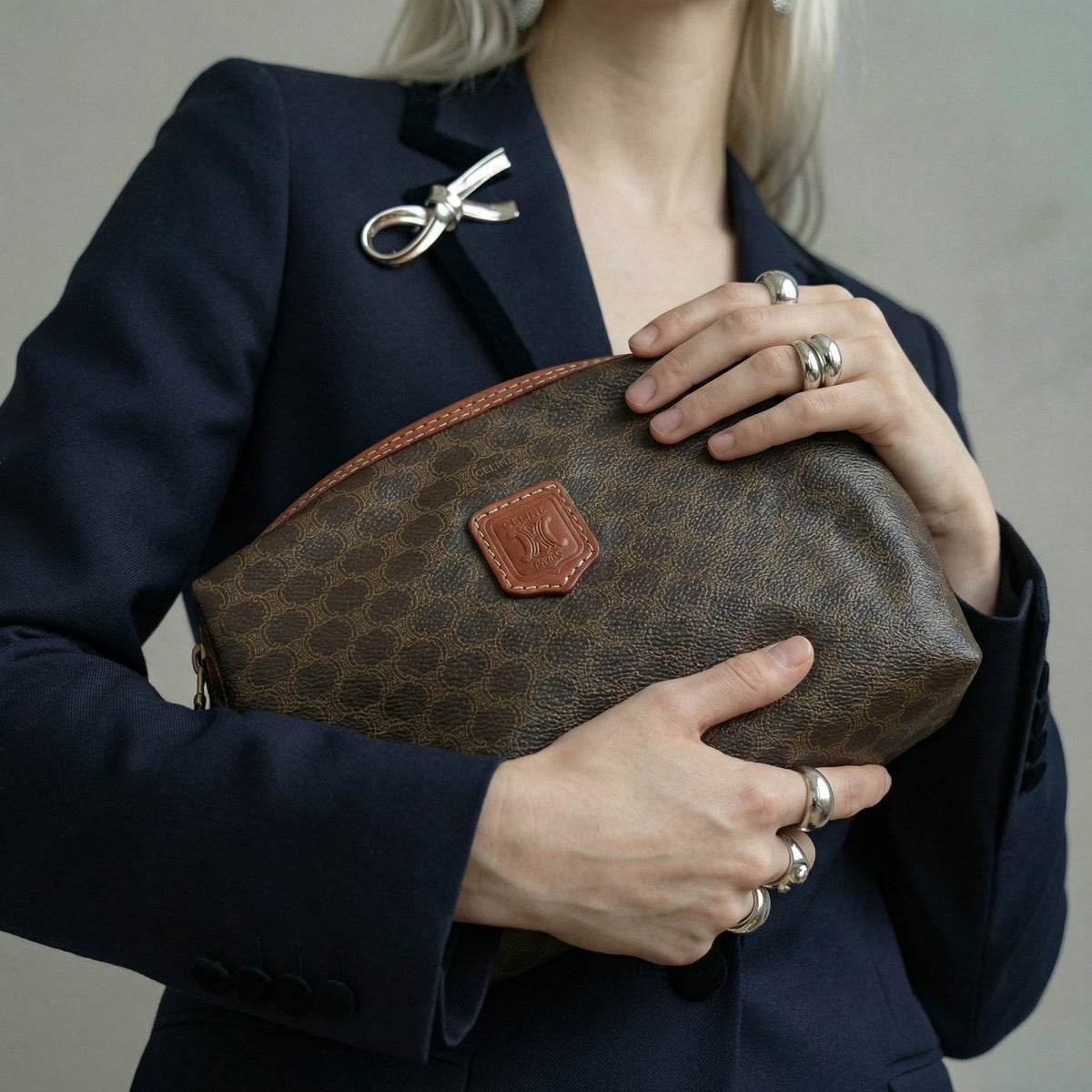 Trousse Pochette Céline Vintage Macadam