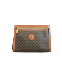 Vintage Celine Macadam Clutch Bag