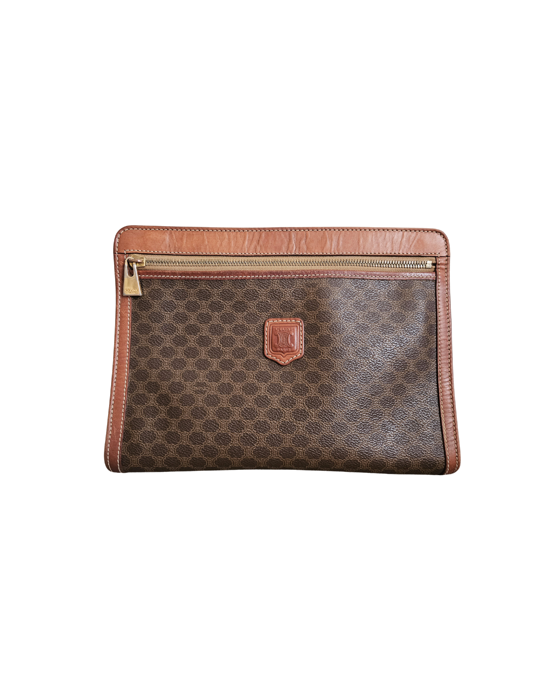 Vintage Celine Macadam Clutch Bag