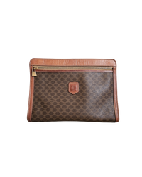 Vintage Celine Macadam Clutch Bag