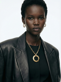 Vintage Celine Paris Necklace - Round Pendant