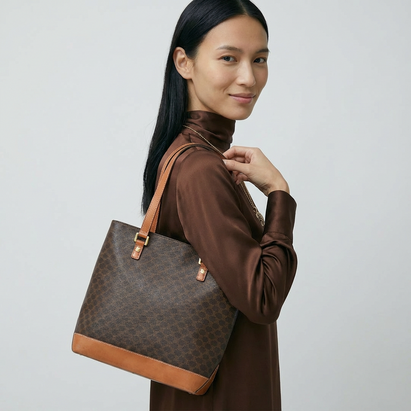 Vintage Celine Macadam Tote