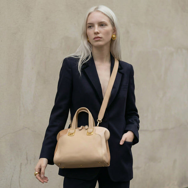 Sac Fendi Chameleon bicolore en cuir