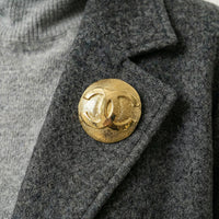 Vintage Chanel Gold CC Logo Brooch