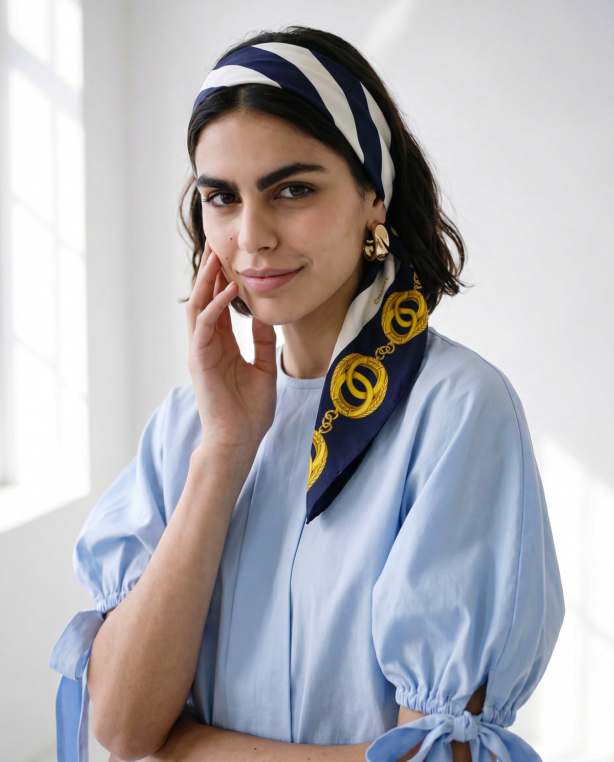 Foulard Carré Chanel Soie