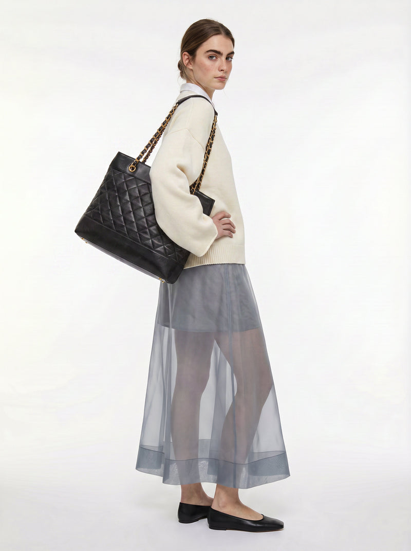 Chanel Tote Vintage Circle Coco Charm