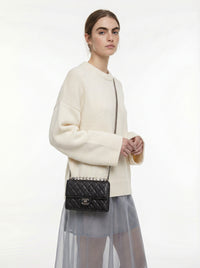Chanel My Precious Pearls Mini Flap Noir