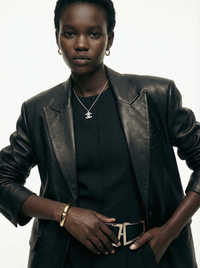 2004 Chanel CC Logo Pendant Necklace – White Enamel on Silver-Tone Chain