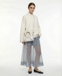 Balenciaga City Mini Cuir Grainé Blanc