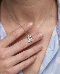 Collier Tiffany & Co. Paloma Picasso Loving Heart Diamant