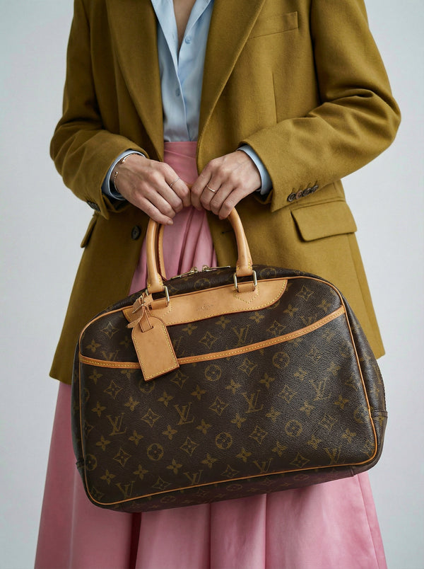 Sac Louis Vuitton Deauville Monogram Vintage