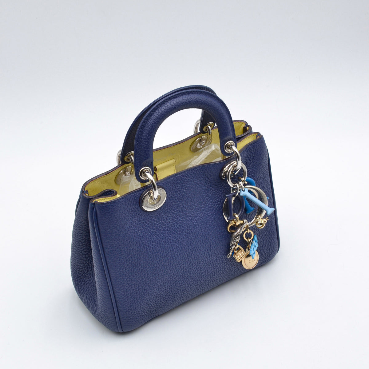 Diorissimo Small cuir grainé bleu marine 2016