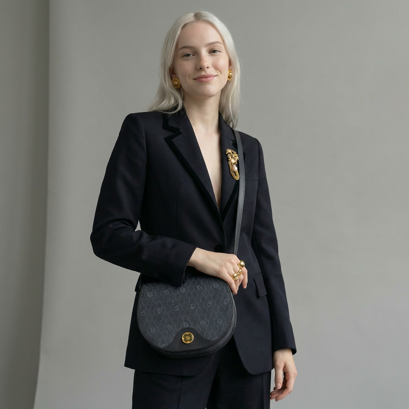 Sac Dior vintage en Toile Nid d’abeille