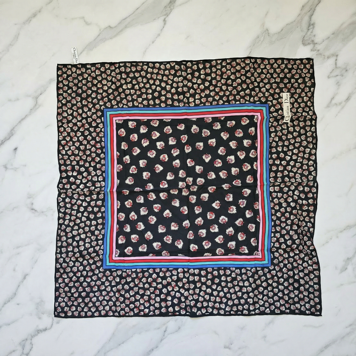 Foulard Dior Mini Fleurs