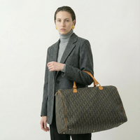 Sac de Voyage Dior Vintage en Toile Enduite Oblique
