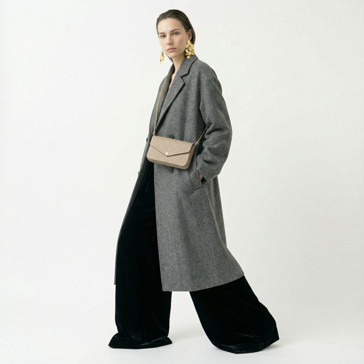 Pochette Félicie Louis Vuitton Monogram Empreinte