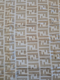 Foulard Fendi vintage en coton – Logo FF