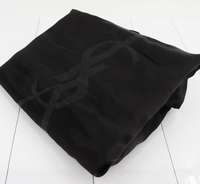 Grand sac fourre-tout vintage Yves Saint Laurent Muse en cuir marron foncé