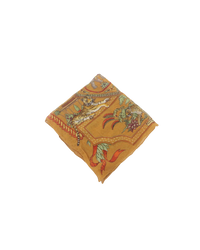 Vintage Salvatore Ferragamo Silk Bandana– Exotic Animal Print