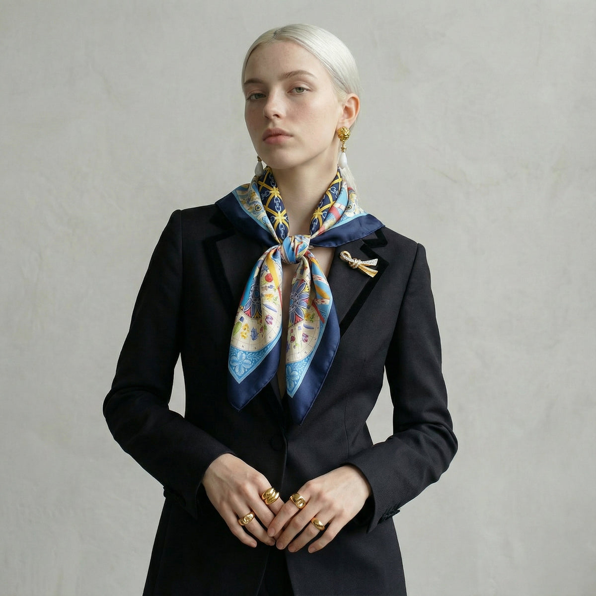 Foulard Gucci Vintage en Soie