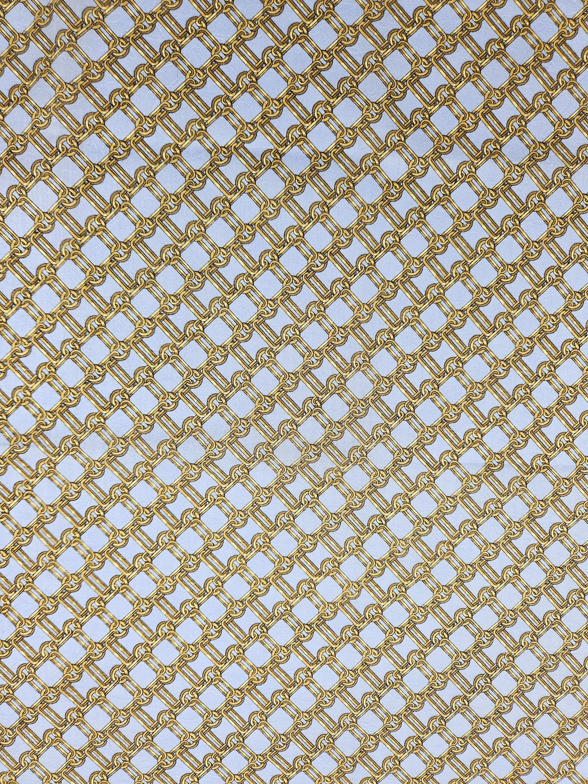 Bandana Céline vintage gris motif chaîne iconique