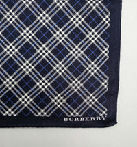Bandana Burberry vintage  motif tartan navy