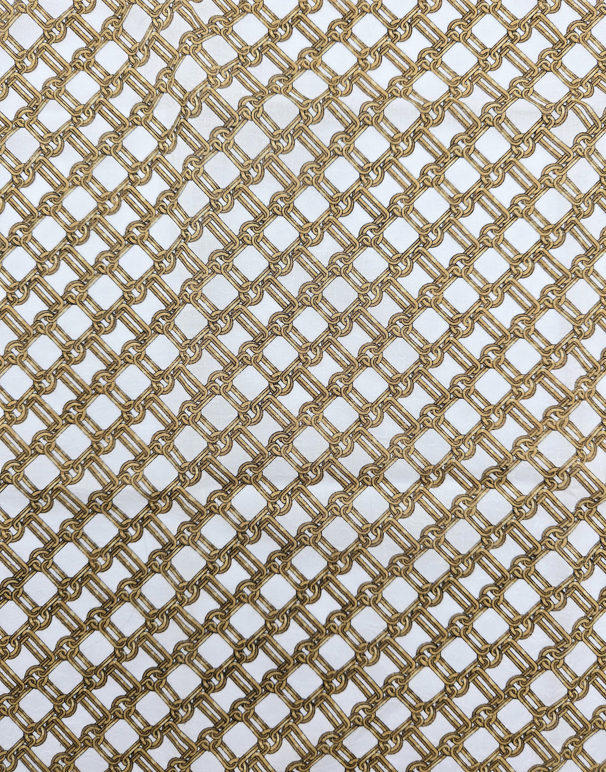 Bandana Céline vintage beige motif chaîne iconique