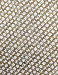 Bandana Céline vintage beige motif chaîne iconique