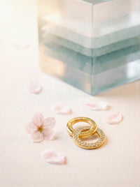 Céline  Broche Anneaux Entrelacés Vintage