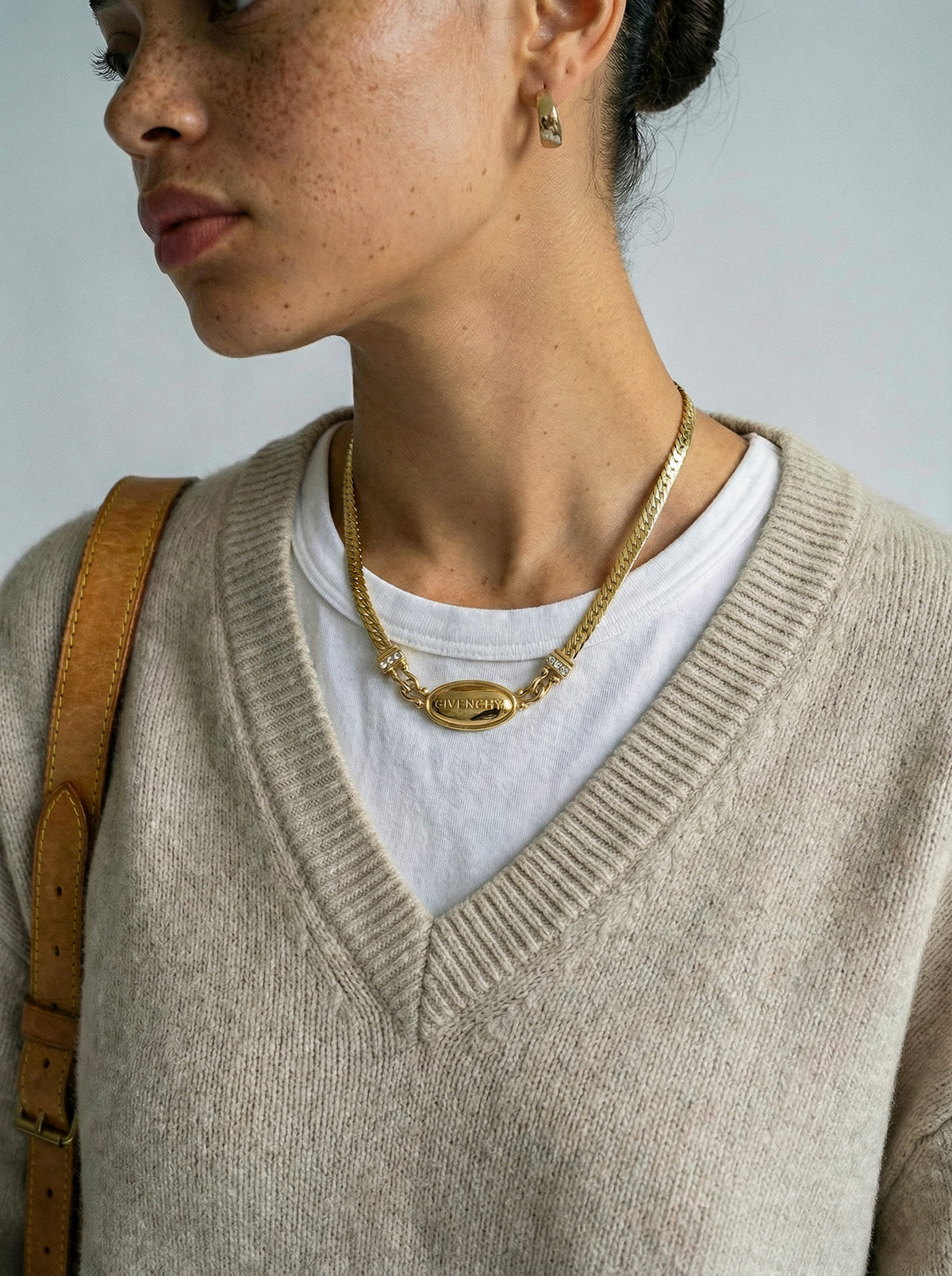 Vintage Givenchy Gold Plated Necklace