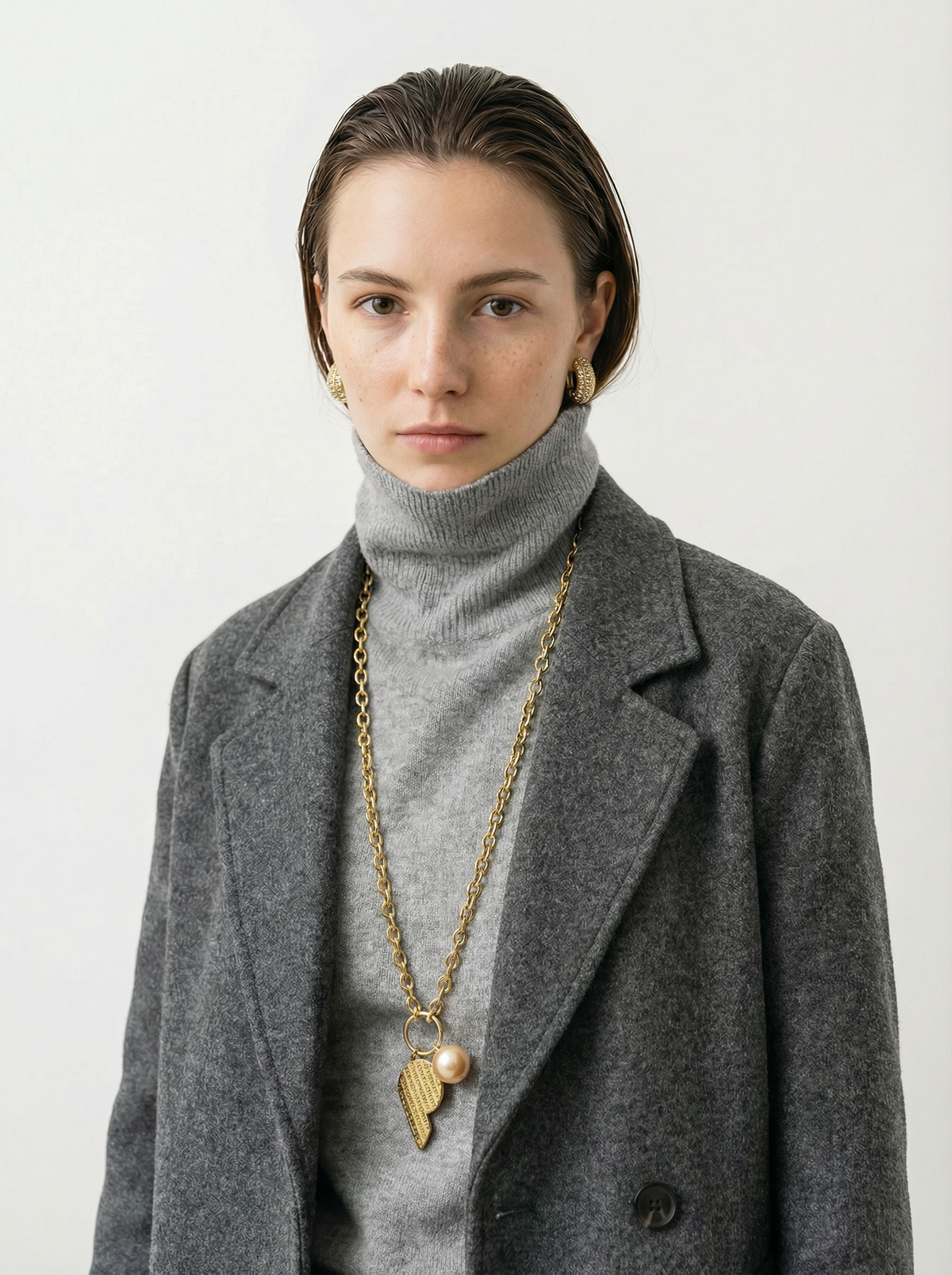 Givenchy Sautoir Necklace with XL Whistle & Pearl Pendant