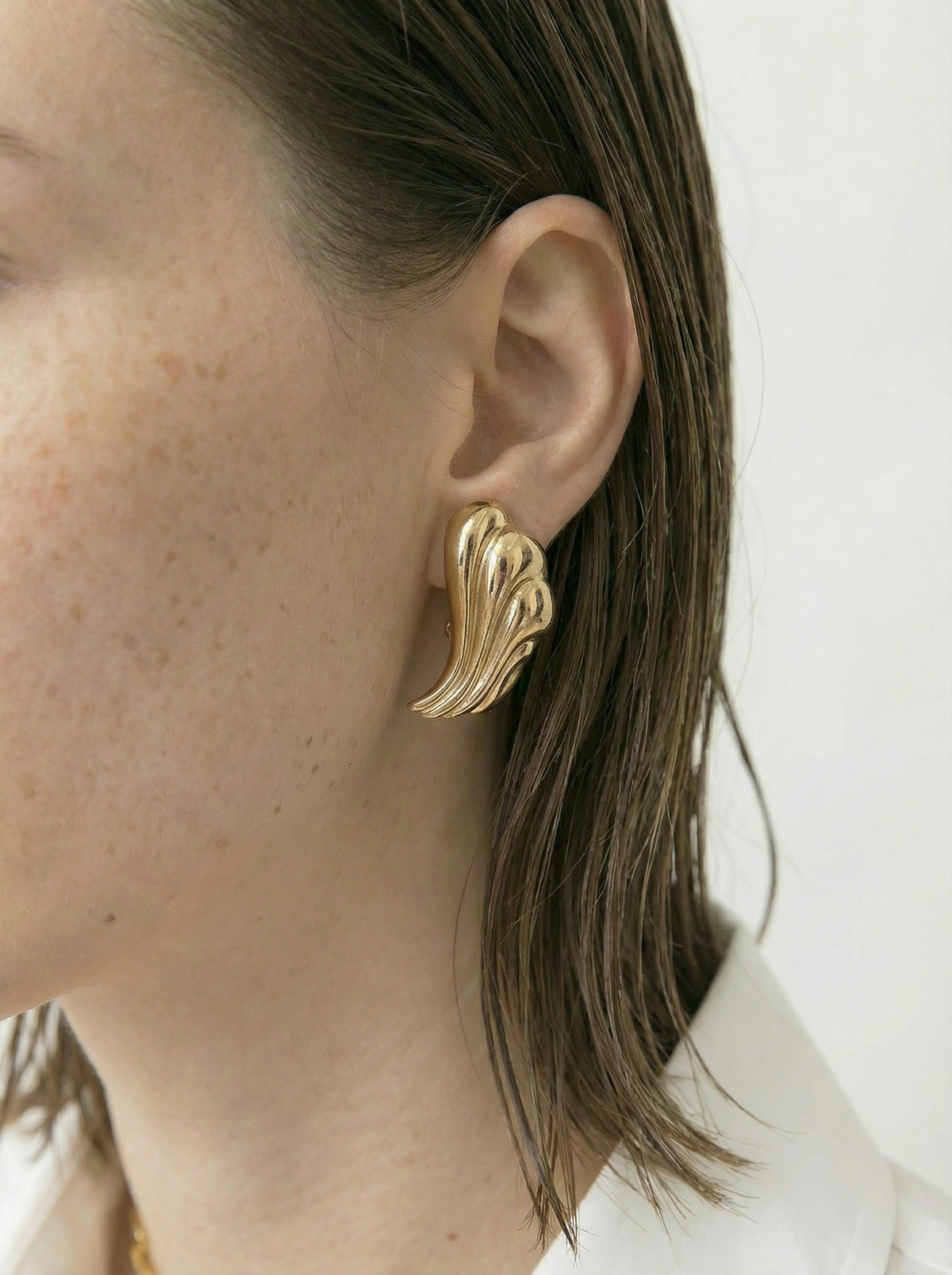 Vintage Givenchy Winged Clip-On Earrings