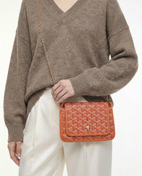 Goyard Plumet Pocket Wallet Goyardine Orange