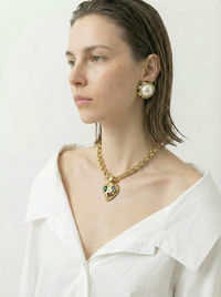 Vintage Grossé Heart Necklace