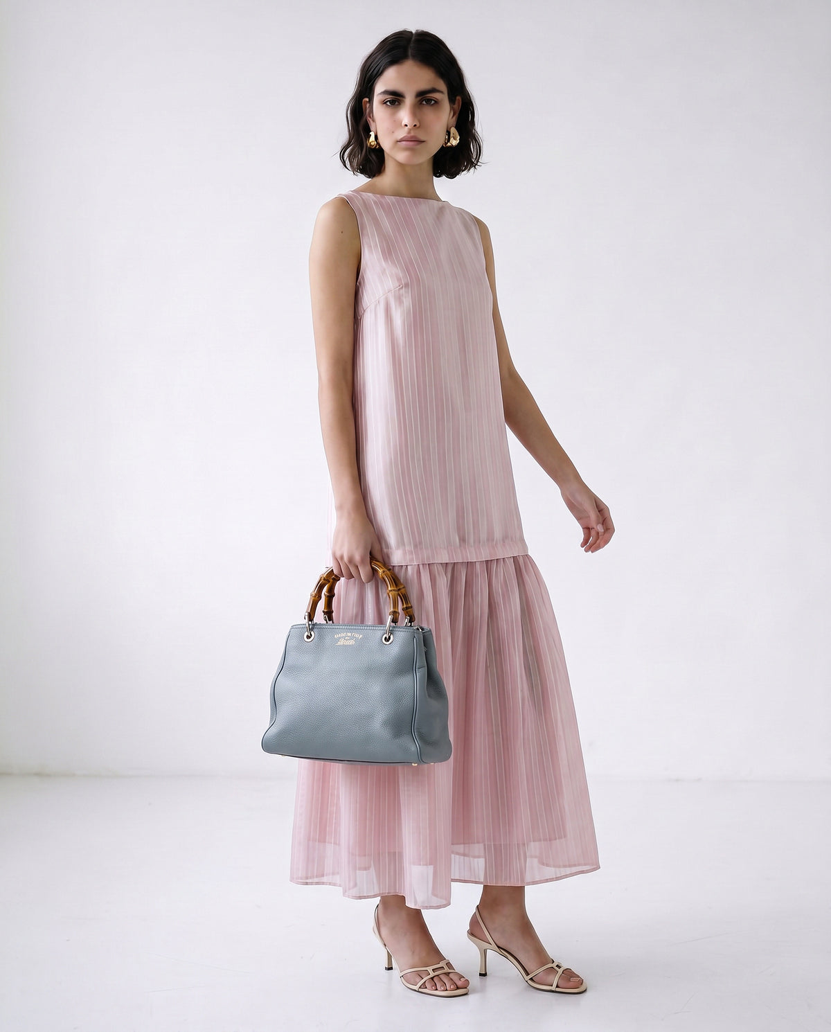 Sac Bamboo Shopper Gucci Bleu – Édition Limitée 50 Ans Japon