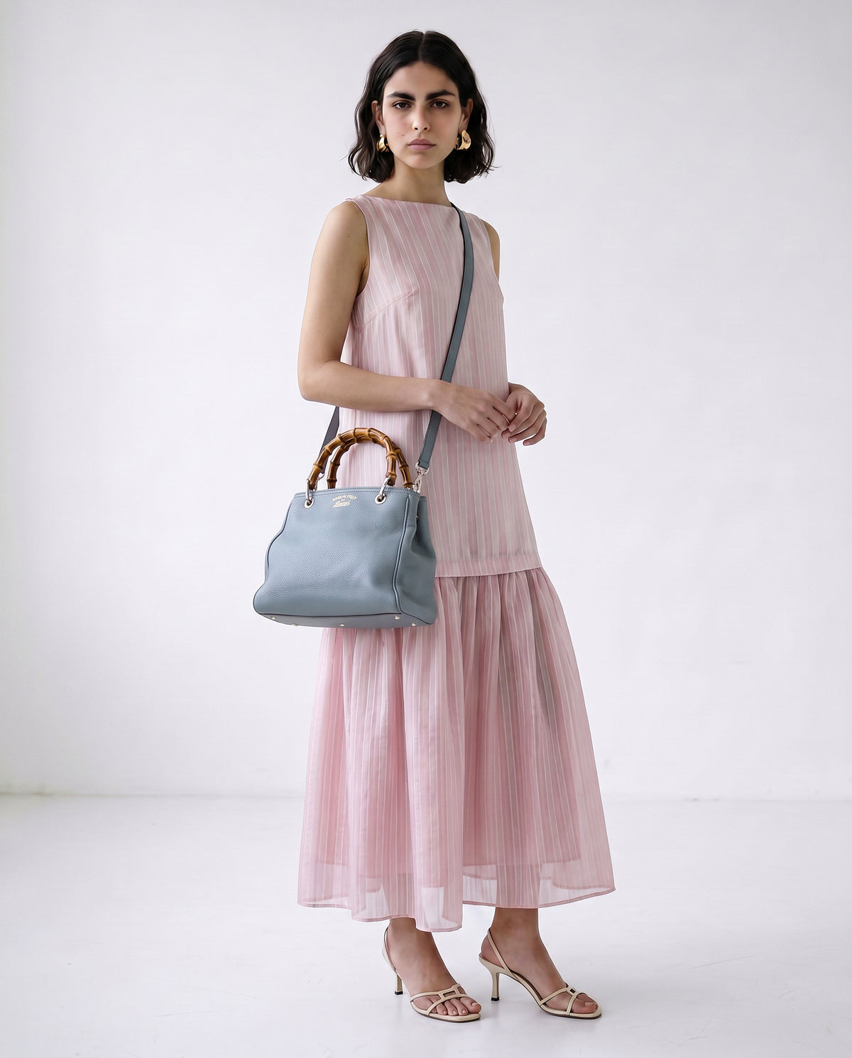 Sac Bamboo Shopper Gucci Bleu – Édition Limitée 50 Ans Japon