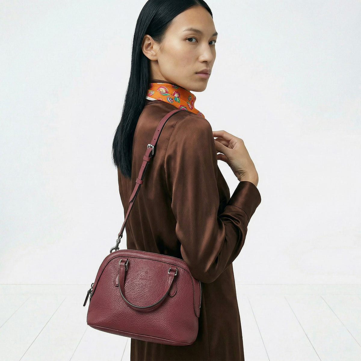 Sac Gucci Dome rose grenat