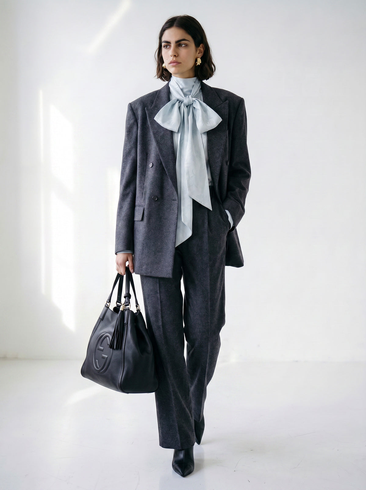 Gucci Soho Tote Cuir Grainé