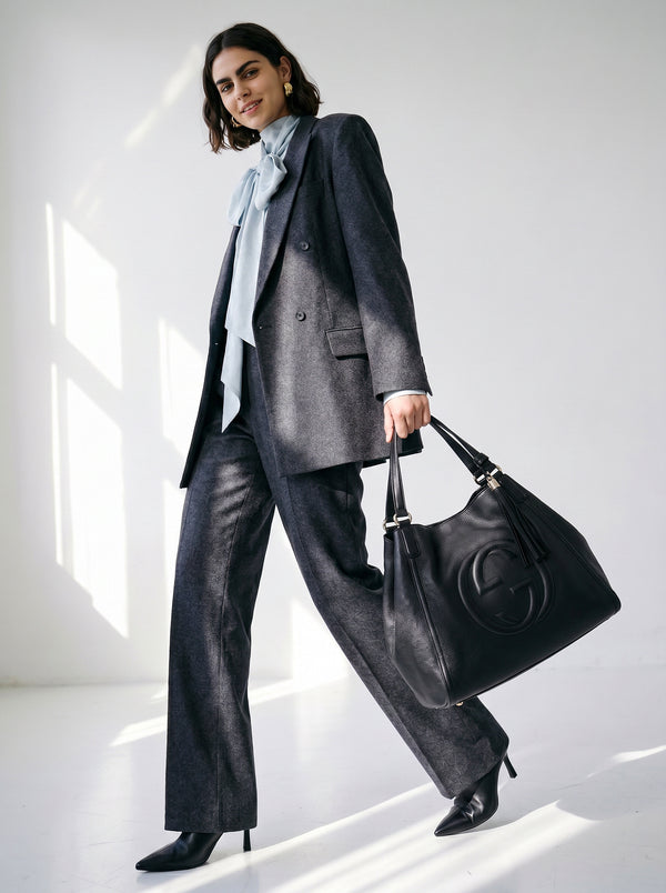Gucci Soho Tote Cuir Grainé