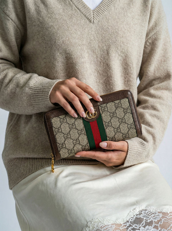 Portefeuille Gucci Ophidia GG Supreme