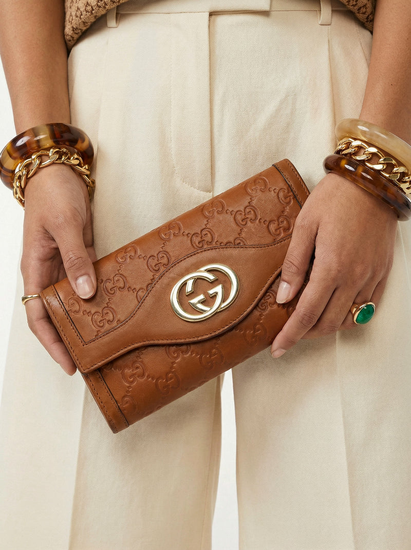 Portefeuille Gucci Guccissima