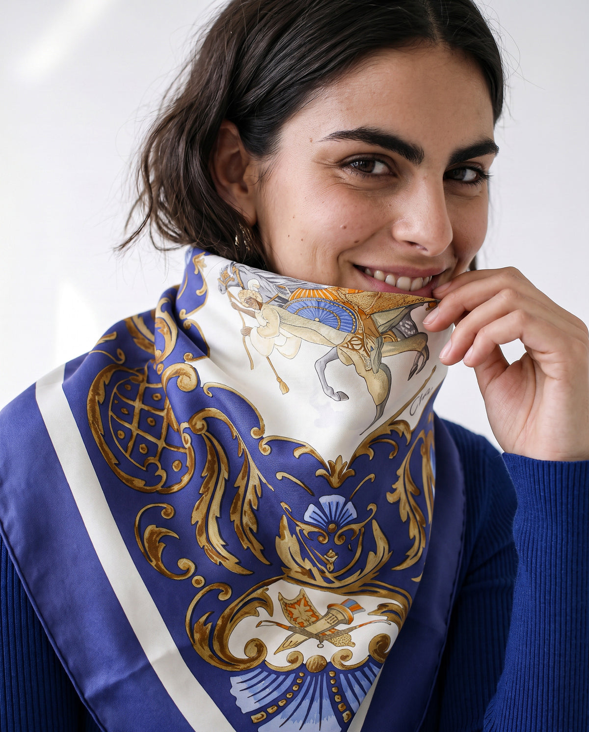 Foulard Hermès Cheval Turc